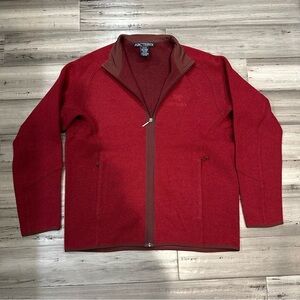 arc’teryx polartec full zip wool jacket men’s size XL